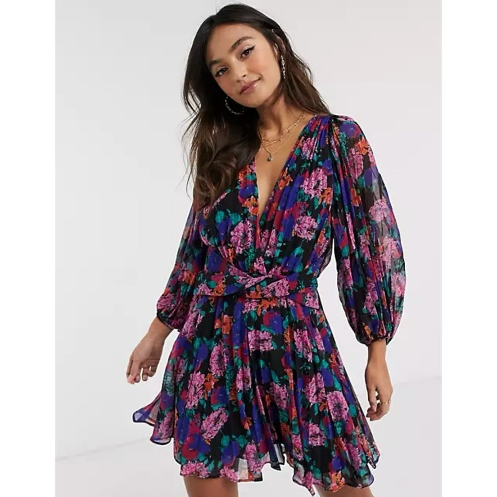 La Maison Talulah Floral Mini Dress